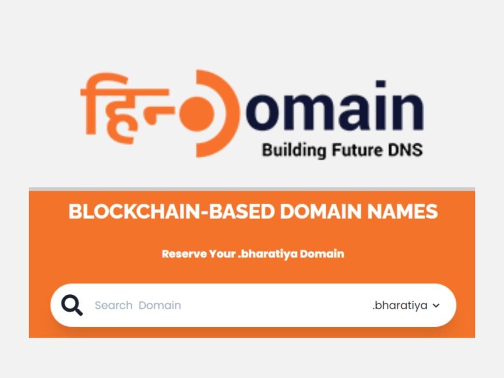 HinDomain Announces Decentralized Domain Naming Service for India