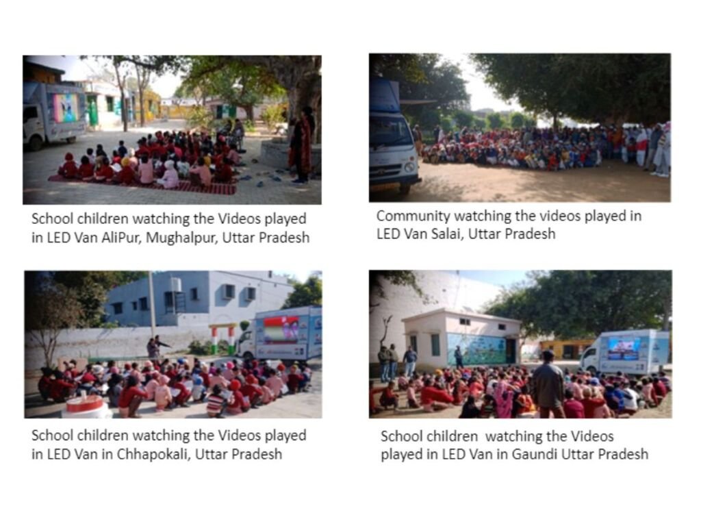 Achhi Aadat Campaign-2022 across 7 districts of NCR Delhi through Mobile LED AAC Van (MLAV)