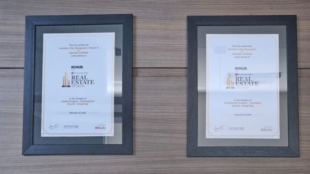 Alembic Real Estate Clinches Three Prestigious Awards at the 2024 Economic Times Real Estate Conclave and Awards - PNN Digital